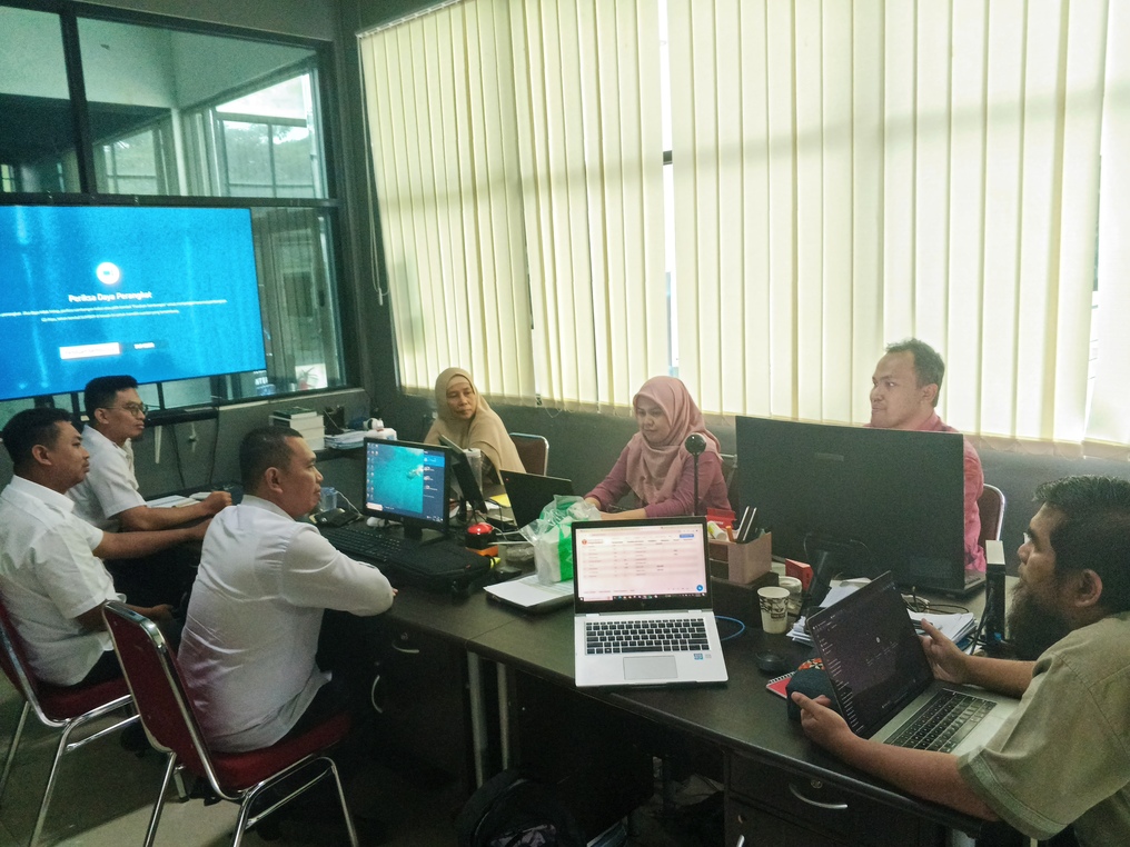 Kunjungan Diskominfo Metro